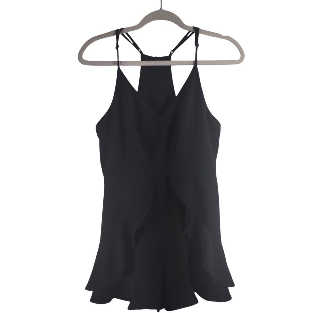 American Thread Black Romper, Size Medium